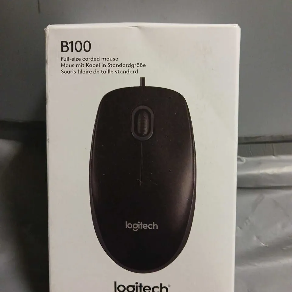 BOXED LOGITECH B100 MOUSE