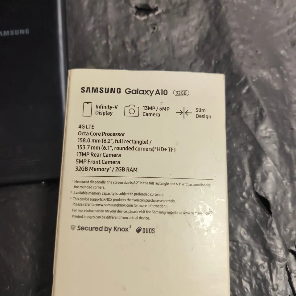 SAMSUNG GALAXY A10 SMARTPHONE – BLACK