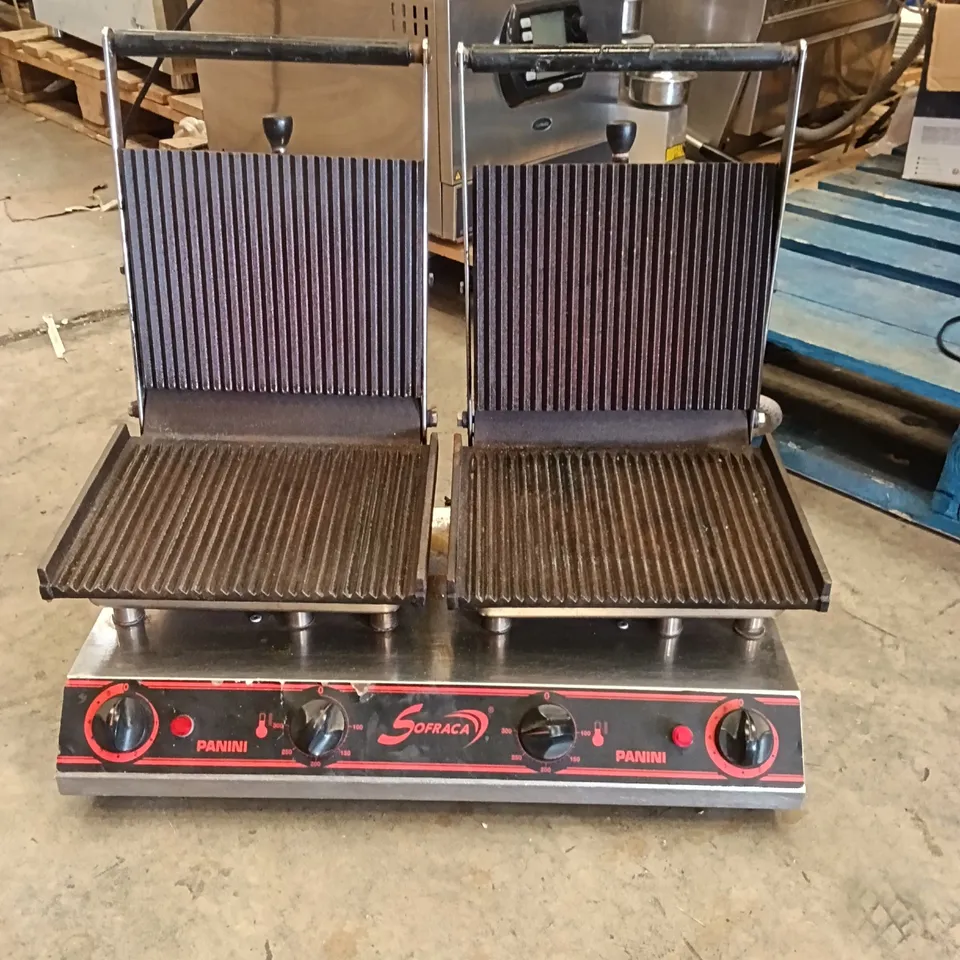 SOFRACA DOUBLE PANINI GRILLS