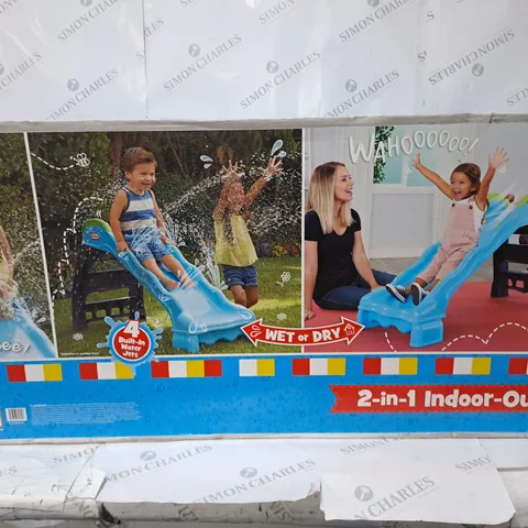 2 IN 1 INDOOR OUTDOOR WET & DRY SLIDE - COLLECTION ONLY