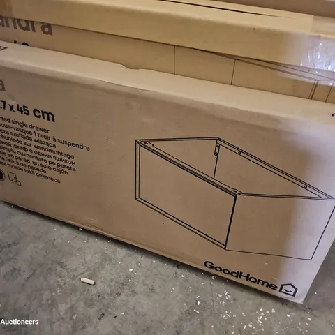BOXED AVELA WALL MO7NTED SINGLE DRAWER 60 × 31.7 × 45cm