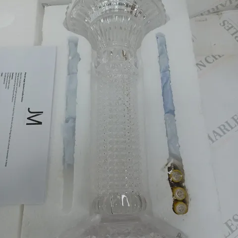 JULIAN MACDONALD PRE LIT GLASS LIGHT