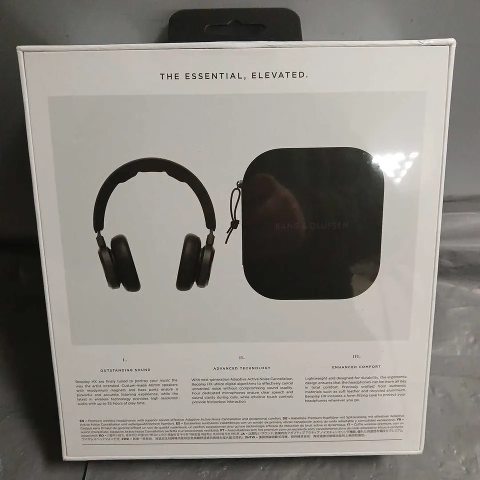 SEALED BANG & OLUFSEN BEOPLAY HX WIRELESS HEADPHONES