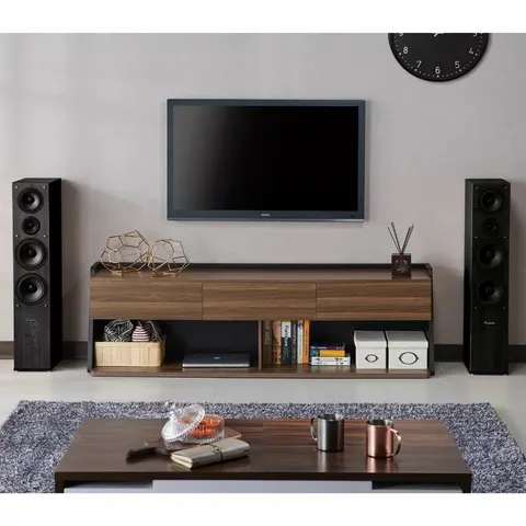 BOXED ESLICK TV STAND FOR TVS UP TO 70" (2 BOXES)