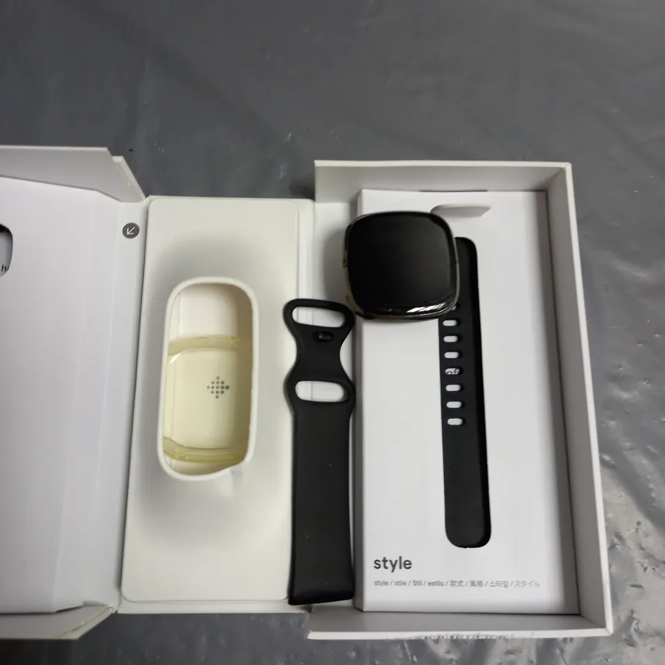 BOXED FITBIT SENSE SMART HEALTH WATCH WITH ECG APP