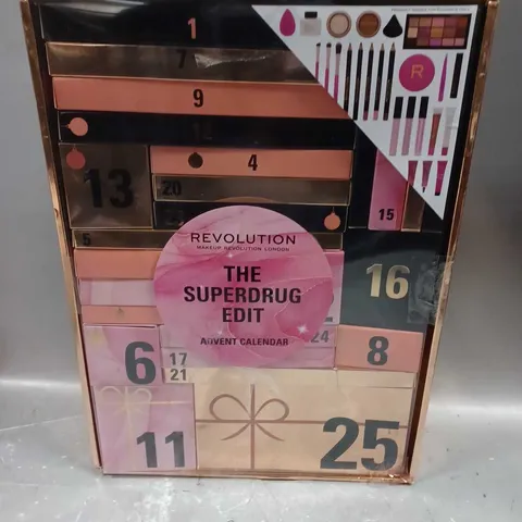 BOXED REVOLUTION THE SUPERDRUG EDIT MAKEUP ADVENT CALENDER