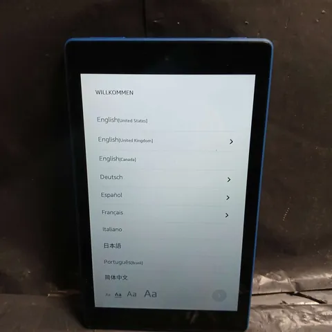 AMAZON FIRE TABLET – BLUE CASE - MODEL L5S83A