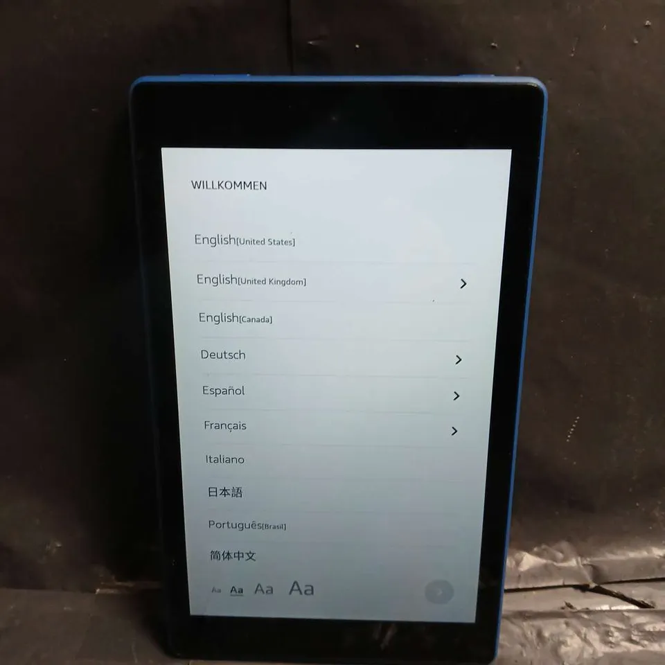 AMAZON FIRE TABLET – BLUE CASE - MODEL L5S83A