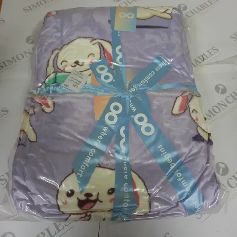 OODIE OVERSIZED WEARABLE BLANKET IN RABBIT DEGISN