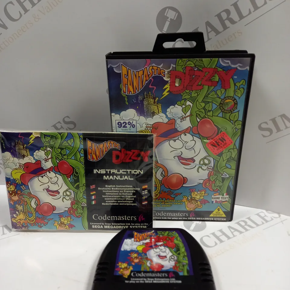 BOXED FANTASTIC DIZZY FOR SEGA MEGADRIVE SYSTEM 