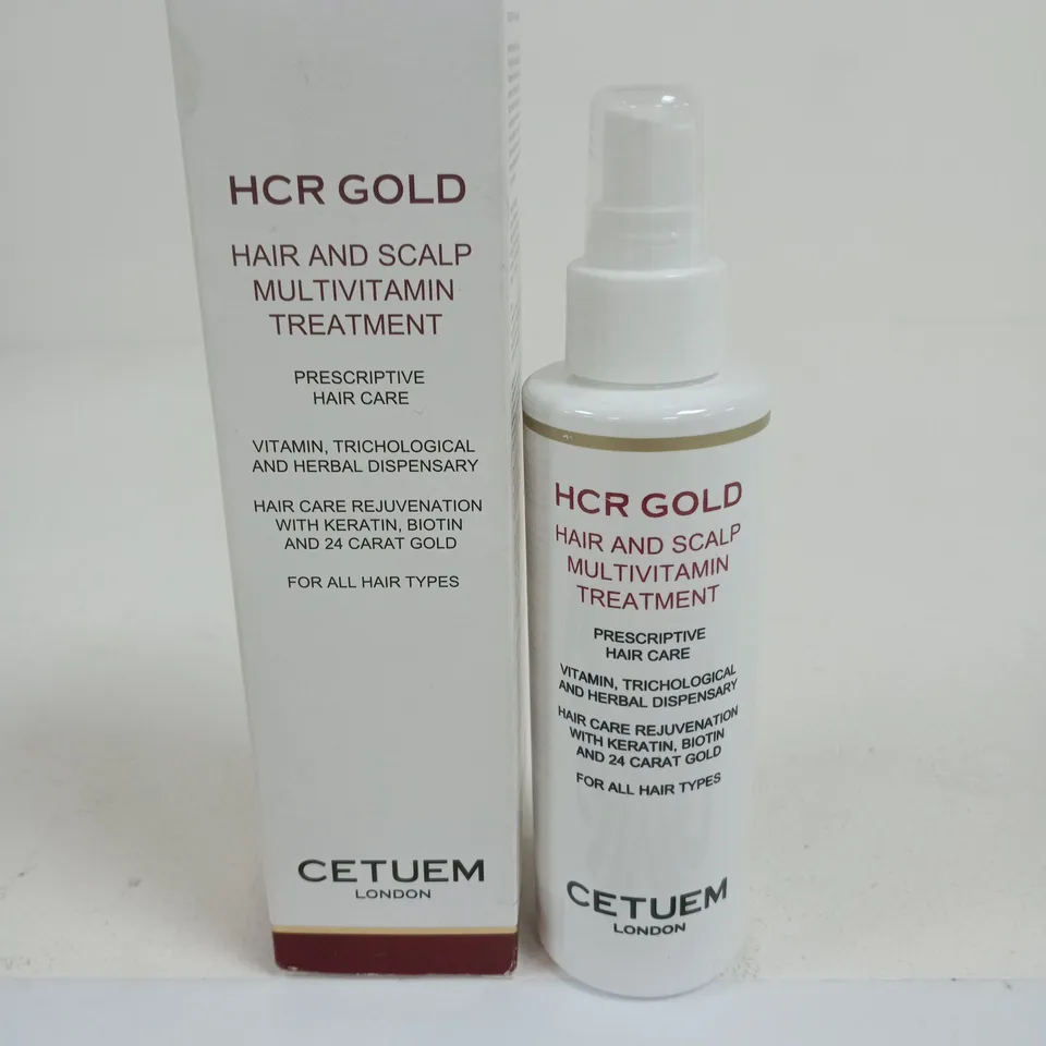 CETUEM LONDON HCR GOLD HAIR AND SCALP MULTIVITAMIN TREATMENT 150ML