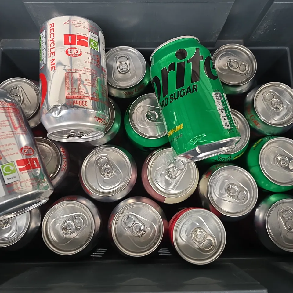 APPROXIMATELY 16 ASSORTED DRINKS TO INCLUDE DIET COKE, SPRITE ZERO, J20, ETC - COLLECTION ONLY