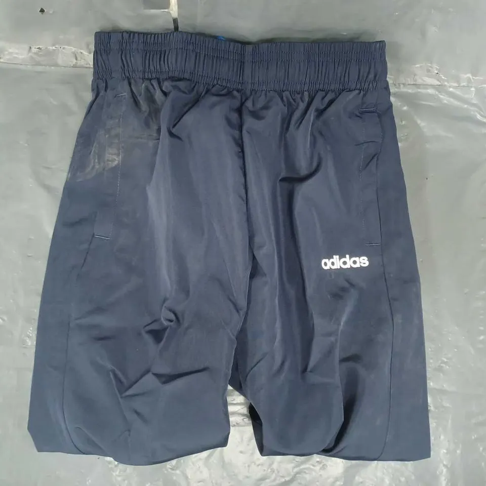 ADIDAS KID'S TRACKSUIT BOTTOMS IN NAVY SIZE 9-10Y