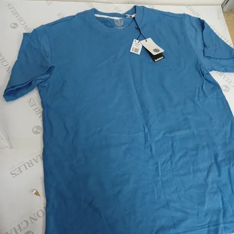 ELEMENT LIGHT BLUE CREW NECK T-SHIRT SIZE M 