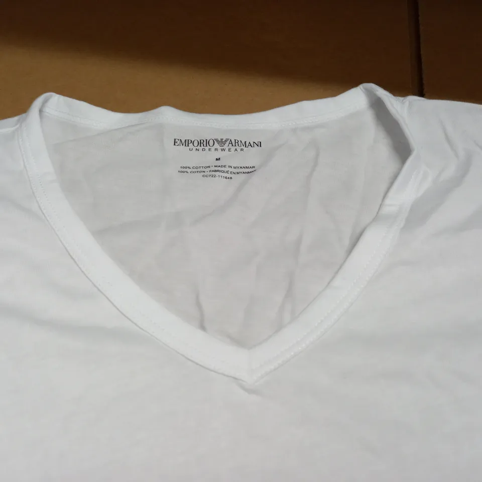 EMPORIO ARMANI UNDERWEAR WHITE T-SHIRT - M