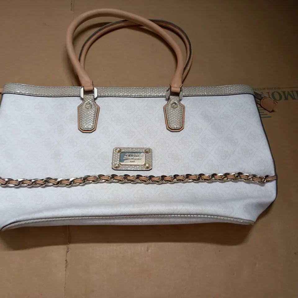 GUESS SNAKE TRIM STYLE HANDBAG