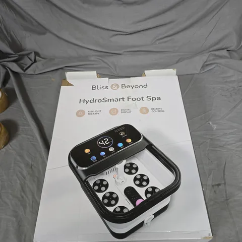 BLISS & BEYOND HYDROSMART FOOT SPA – BOXED