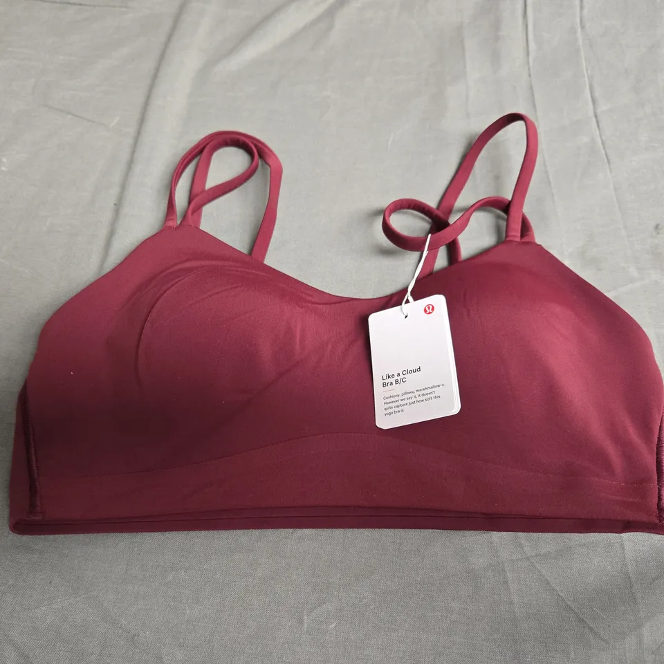 LULULEMON LIKE A CLOUD BRA SIZE 6