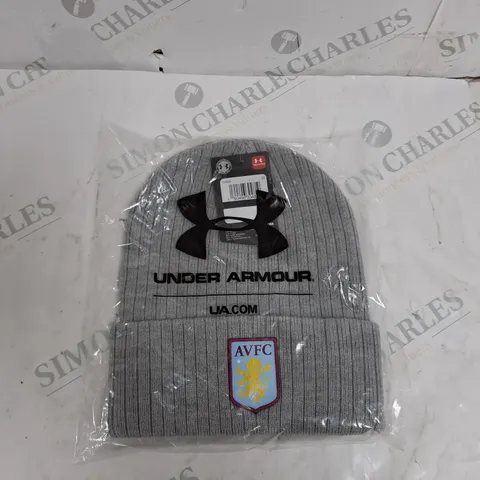 ASTON VILLA X UNDER ARMOUR BEANIE - GREY 