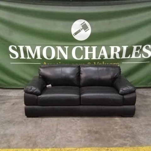 MARLOW 3 SEATER LEATHER SOFA