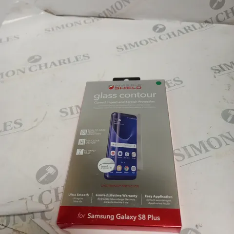 BOX OF INVISIBLE SHIELD GLASS SCREEN PROTECTORS FOR SAMSUNG GALAXY S8 PLUS