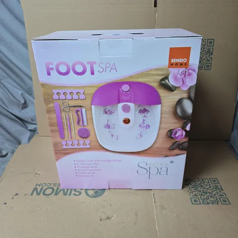 SENSIO HOME FOOT SPA BOXED