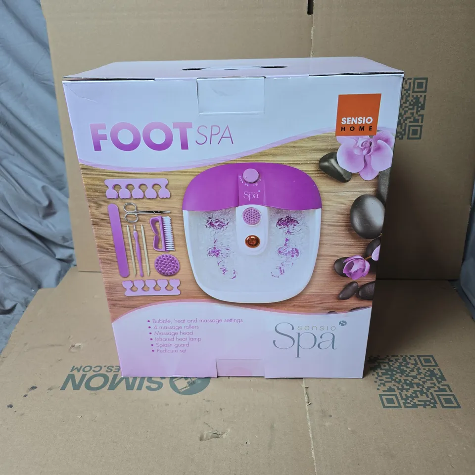 SENSIO HOME FOOT SPA BOXED