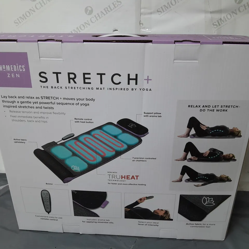 BOXED HOMEDICS STRETCH + BACK STRETCHING MAT