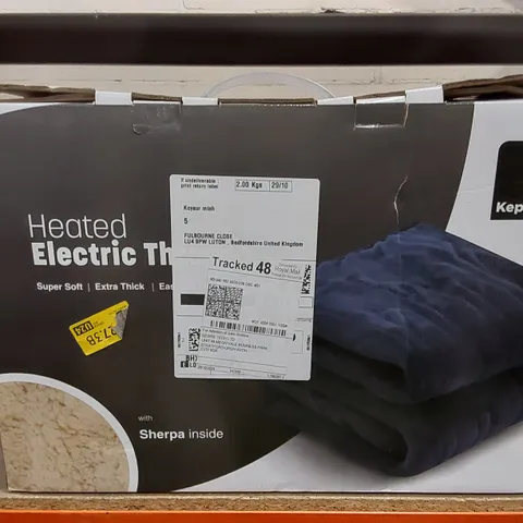 BOXED KEPLIN ELECTRIC HEATED THROW BLANKET 