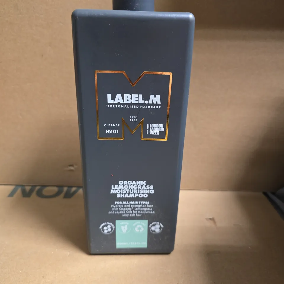 LABEL.M ORGANIC LEMONGRASS MOISTURISING SHAMPOO – FOR ALL HAIR TYPES 1LTR