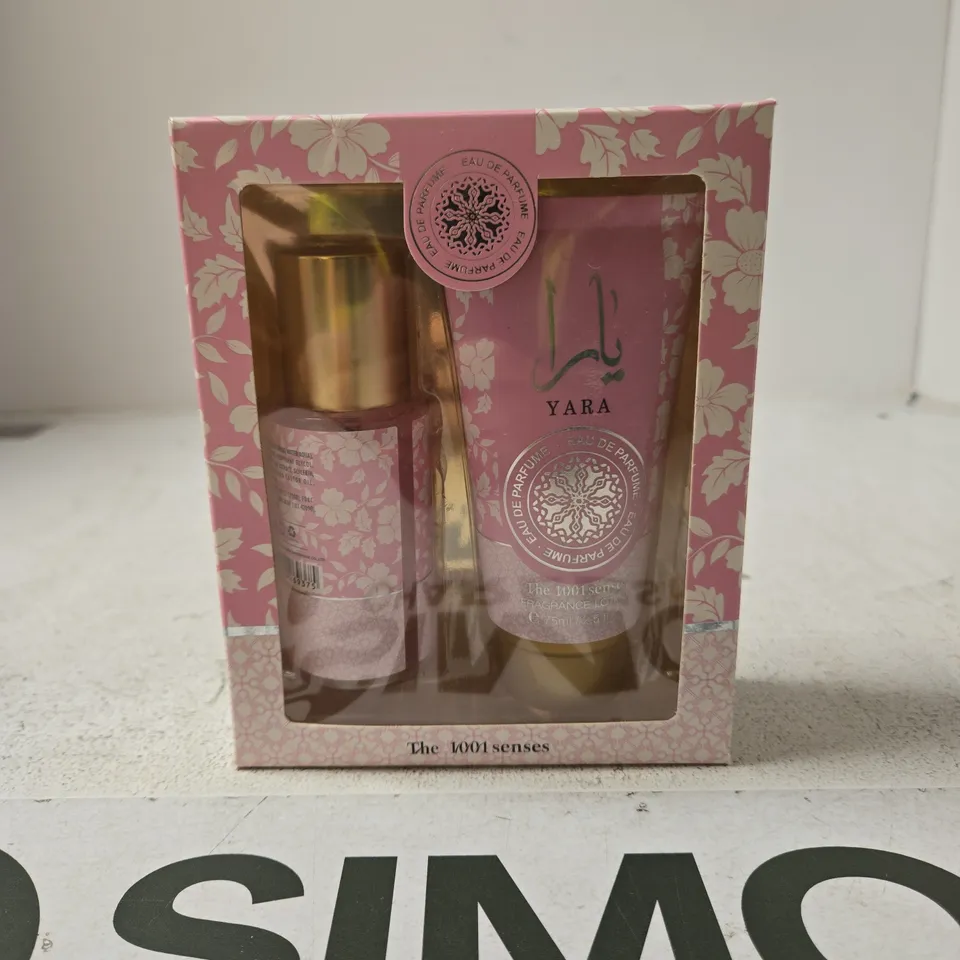 YARA THE 1001 SENSES EAU DE PARFUM GIFT SET - BOXED