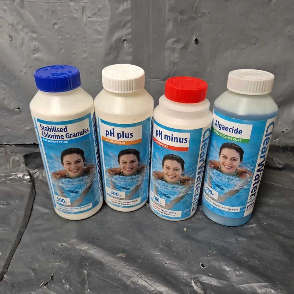 BOXED CLEAR WATER POOL STARTER KIT - COLLECTION ONLY