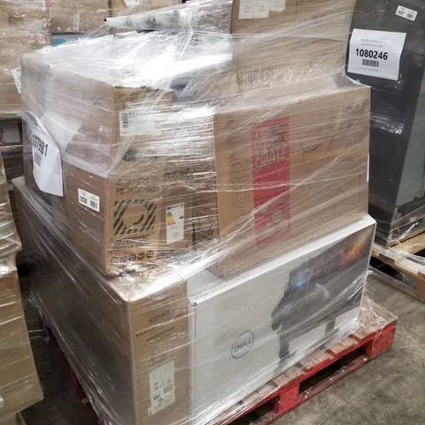PALLET OF APPROXIMATELY 17 UNPROCESSED RAW RETURN MONITORS TO INCLUDE;