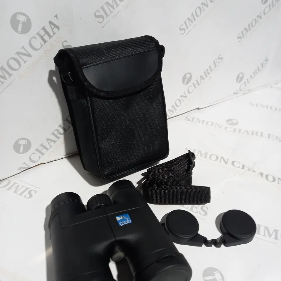 BOXED RSPB 10X42 BLACK PUFFIN BINOCULAR 