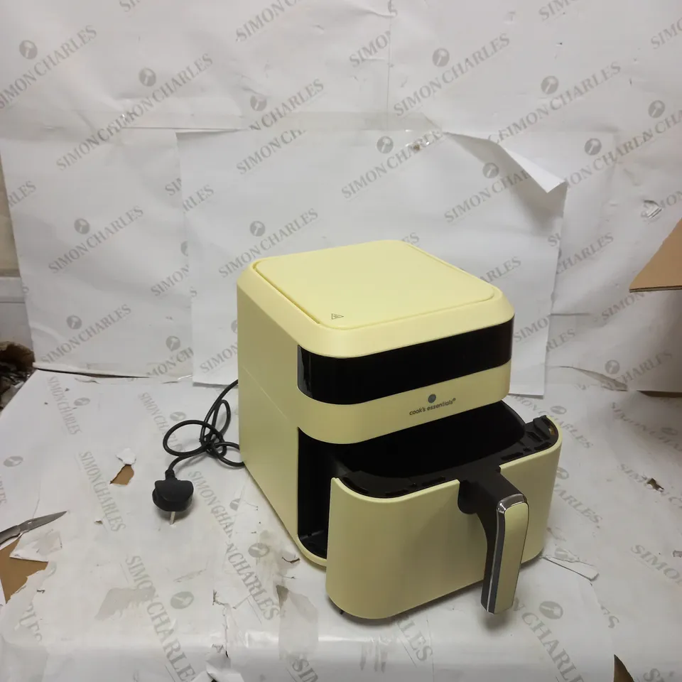COOKS ESSENTIALS AIR FRYER IN YELLOW