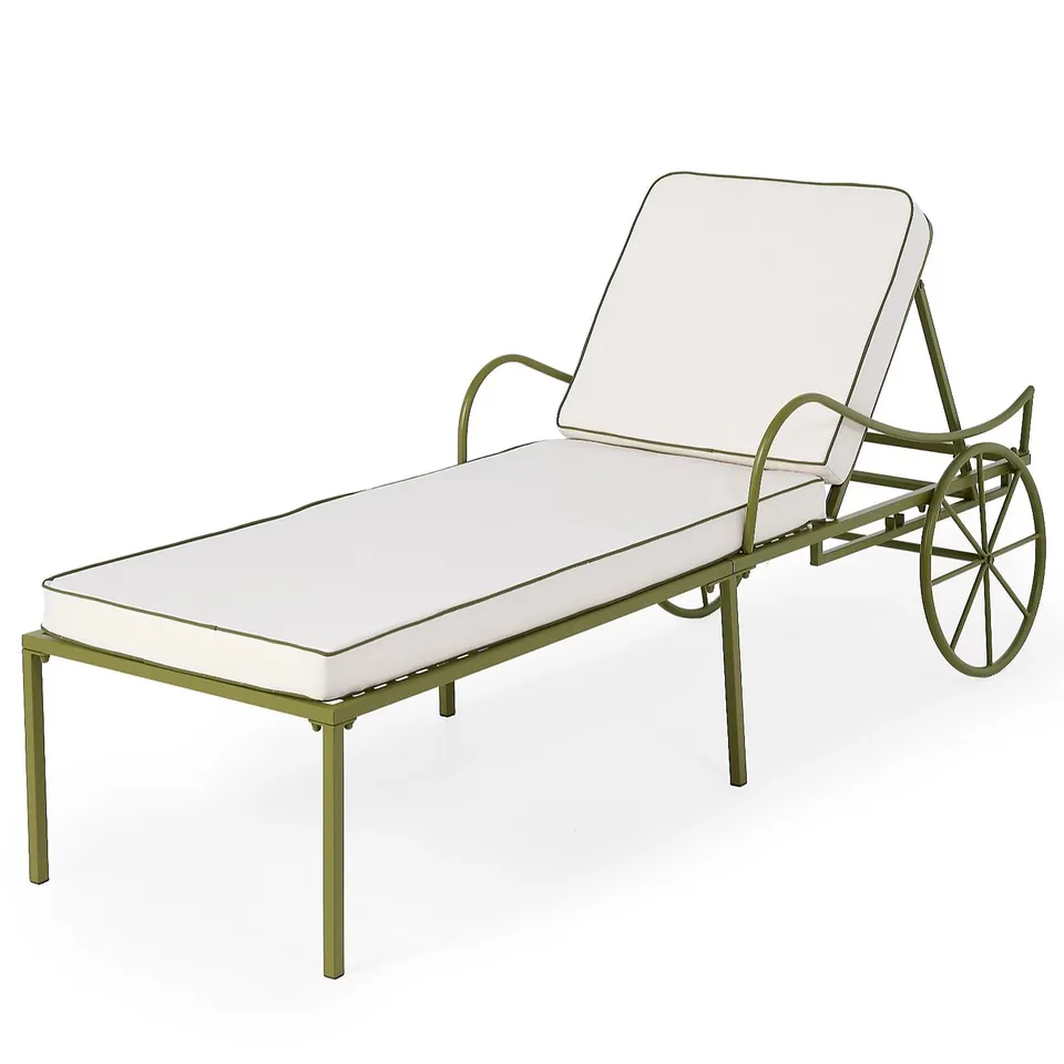 GARDEN STORIES STUDIO 70 RECLINING LOUNGER WITH CUSHIONS