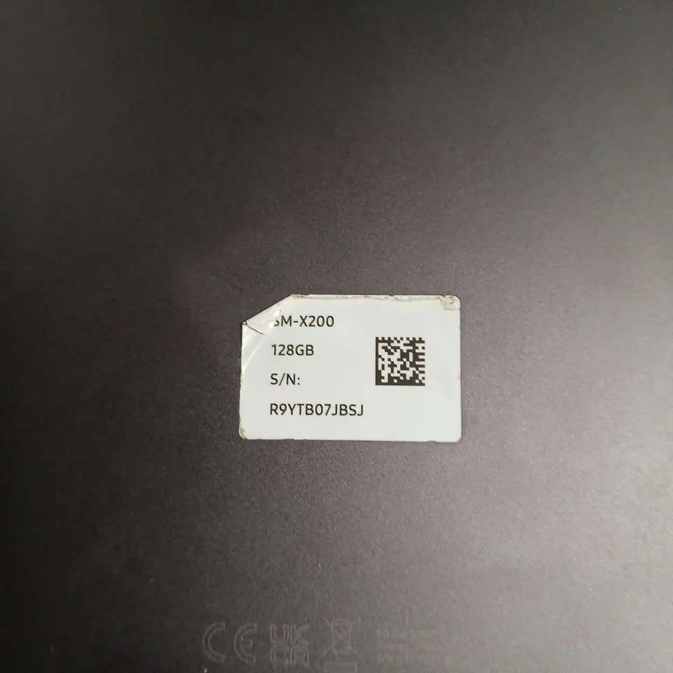 SAMSUNG GALAXY TABLET SM-X200 - BLACK