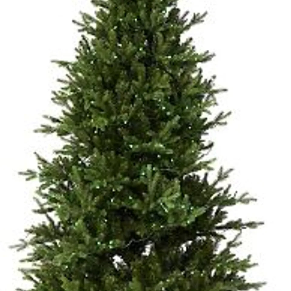 BOXED SANTA'S BEST PRE-LIT SNOW KISSED AUBURN CHRISTMAS TREE 6FT - COLLECTION ONLY