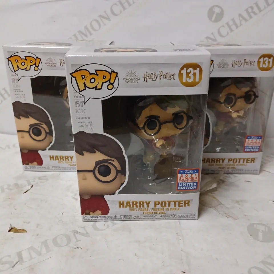 LOT OF 3 POP! VINYL HARRY POTTER - HARRY POTTER 