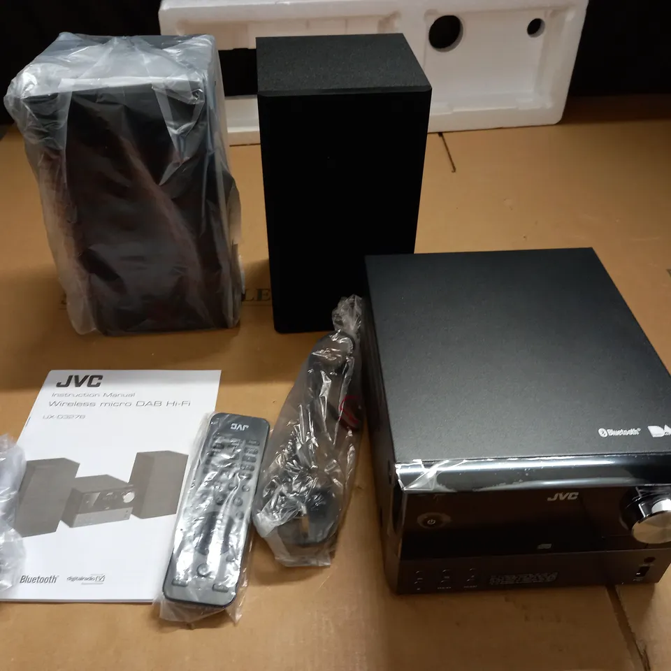 JVC WIRELESS MICRO DAB HI-FI