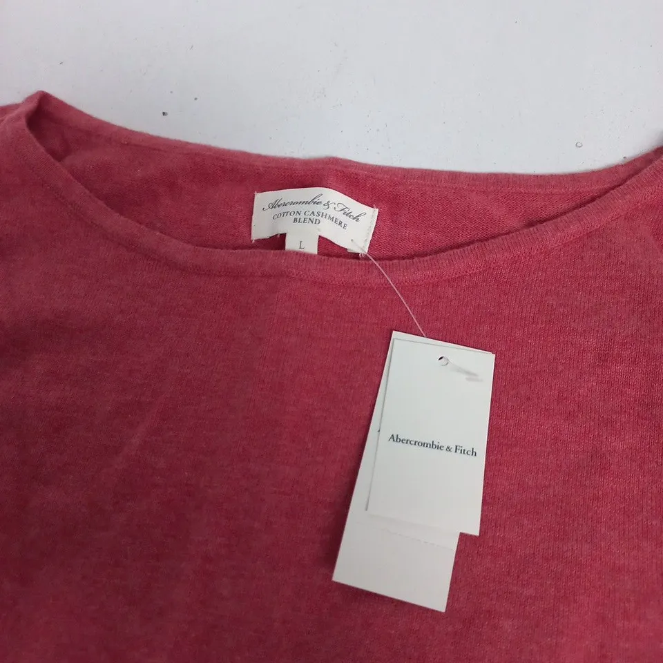 ABERCROMBIE & FITCH WOMEN'S SLEEVELESS KNIT TOP – LARGE