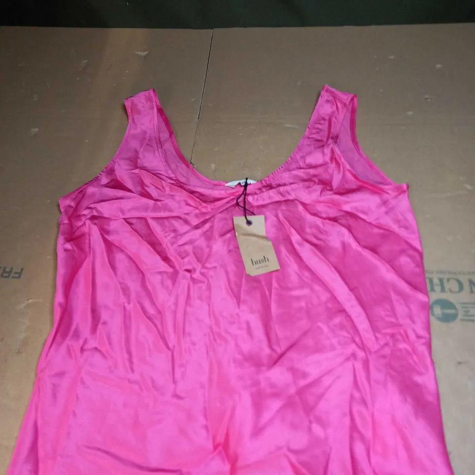 HUSH LARISA SATIN CAMI SIZE 14