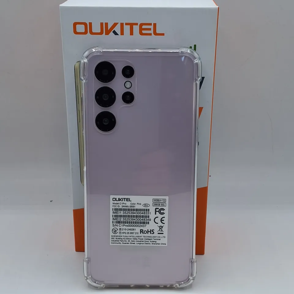BOXED OUKITEL C1 PRO 256GB IN PINK