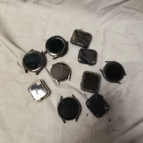 APPROXIMATELY 10 ASSORTED DAMAGED/FAULTY SMARTWATCH UNITS