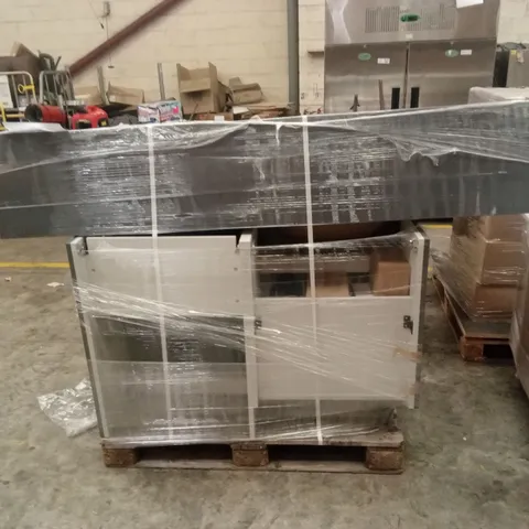 PALLET OF ASSORTED DESIGNER BATHROOM VANITY UNITS, BASINS AND MIXER TAPS