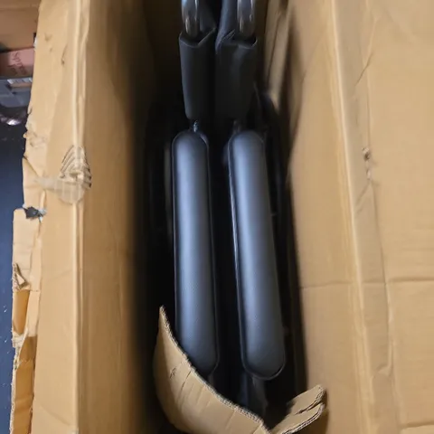 BLACK FOLDING WHEELCHAIR
