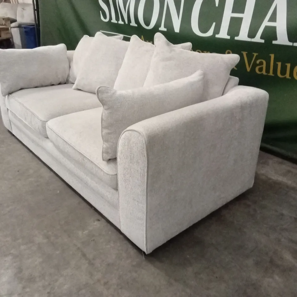 SOHO FABRIC 3 SEATER SOFA - NATURAL RRP £849