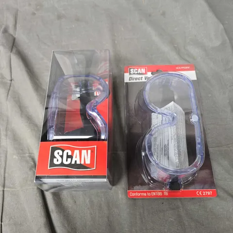 APPROXIMATELY 15 SCAN SAFETY GOGGLES 