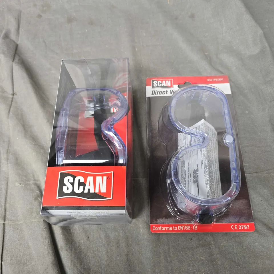 APPROXIMATELY 15 SCAN SAFETY GOGGLES 