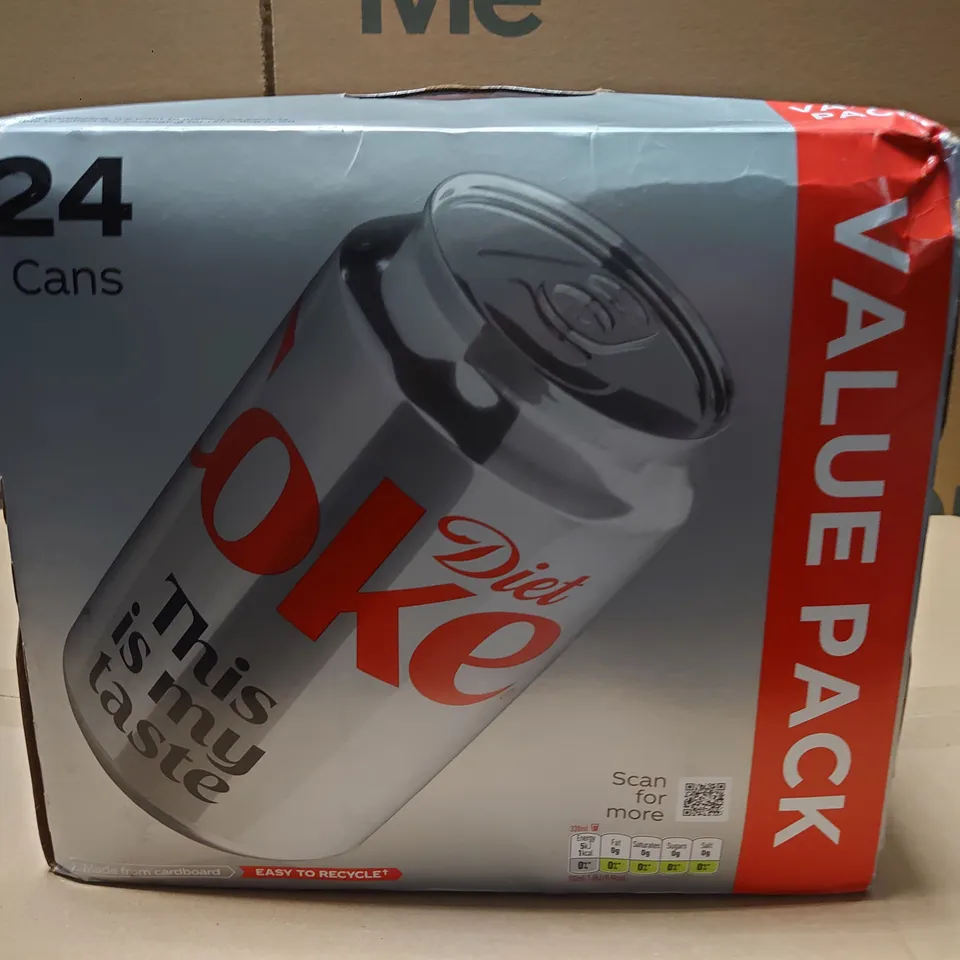 24-CAN PACK OF 330ML DIET COKES